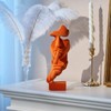 FOLKOR LIFE Thinker Statue Speak No Evil with Soft Velvety