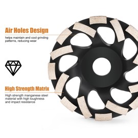 Drado Diamond Cup Wheel Extra Speed for Concrete