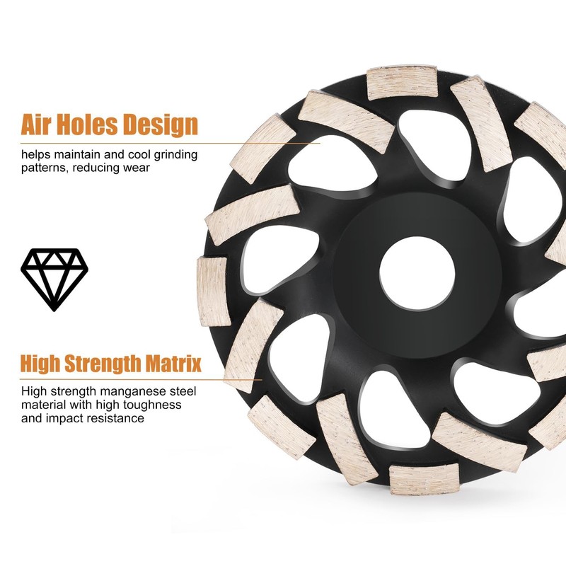 Drado Diamond Cup Wheel Extra Speed for Concrete