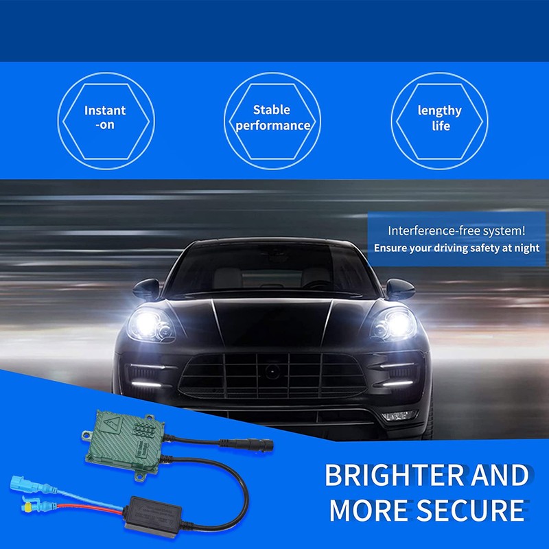 VLAND D2H Xenon Headlight Bulbs Car Headlamp Low Beam Conversion
