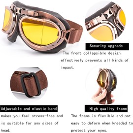 Motorcycle Half Helmet, DOT Approved Adult Men Women Retro Open Face Bike-Helmets, Bicycle/Skateboard Helmet for Adults, Bike, Skate, Scooter, Longboard Half Shell Helmet (Matte Black+Y, XX-Large)