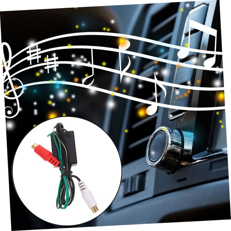 CHILDWEET 2pcs Car Speaker Connector Adapter Cable for Subwoofer to
