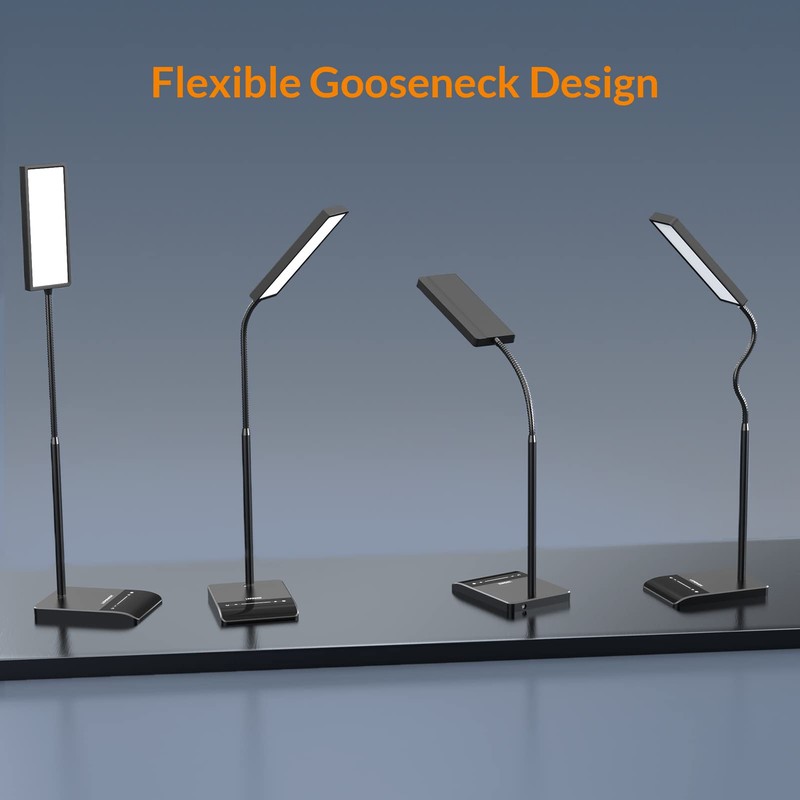 LEPOWER Desk Lamp, 800LM LED for Home Office, 12W Reading
