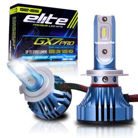 Genssi GX7 Pro LED Replacement Bulbs for Headlamps or Fog Lights, Relaces Halogen Bulb H7