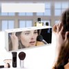 Digital Mirror Alarm Clock Multifunctional LED Mirror Electronic Clocks for