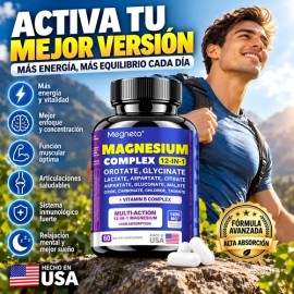 Complejo Magnesio 1496 Vitamina Cápsulas Diario