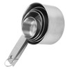 Cyrank 5 Stück Edelstahl Messbecher, Messlöffel Set 250 ml, 125