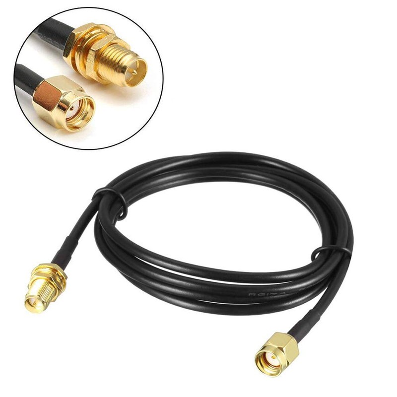 traderplus 3-Pack 10FT RP-SMA Male to Female Extension Cable WiFi