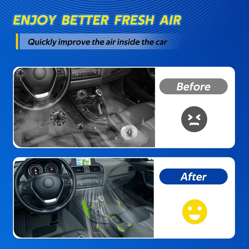 E-Longwell Cabin Air Filter Replacement for CF12450, FDC12450, Fits GLADIATOR