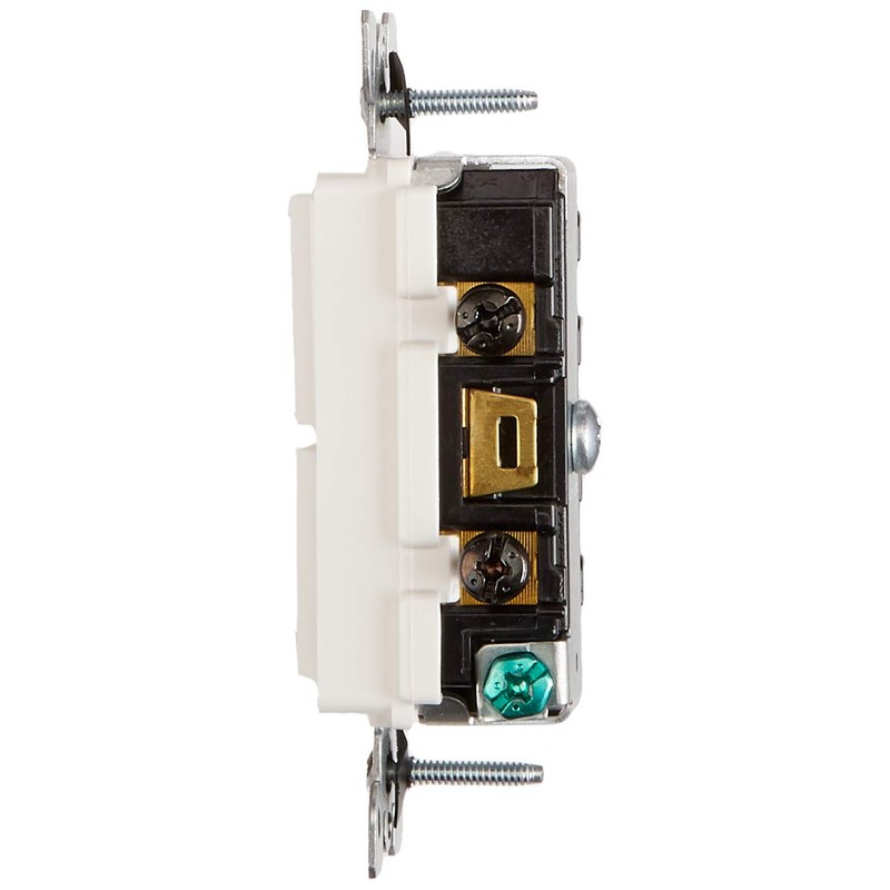Leviton 5643-W 15 Amp, 120/277 Volt, Decora Brand Style 3-Way