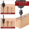 Faankiton 7PCS Countersink Drill Bit Set Woodworking Countersink Drill Bits,