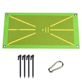 Golf Swing Mat, 1 Set Golf Swing Training Aid, Swing Grip Training Aid, Professional Golf Training Aid for Golfers, Golf Training Tools:_Green_1 set