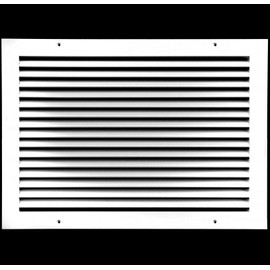 HVAC Premium 14" X 24" Aluminum Return Grille - Easy Air Flow - Linear Bar Grilles [Outer Dimensions: 15.875 X 25.875]