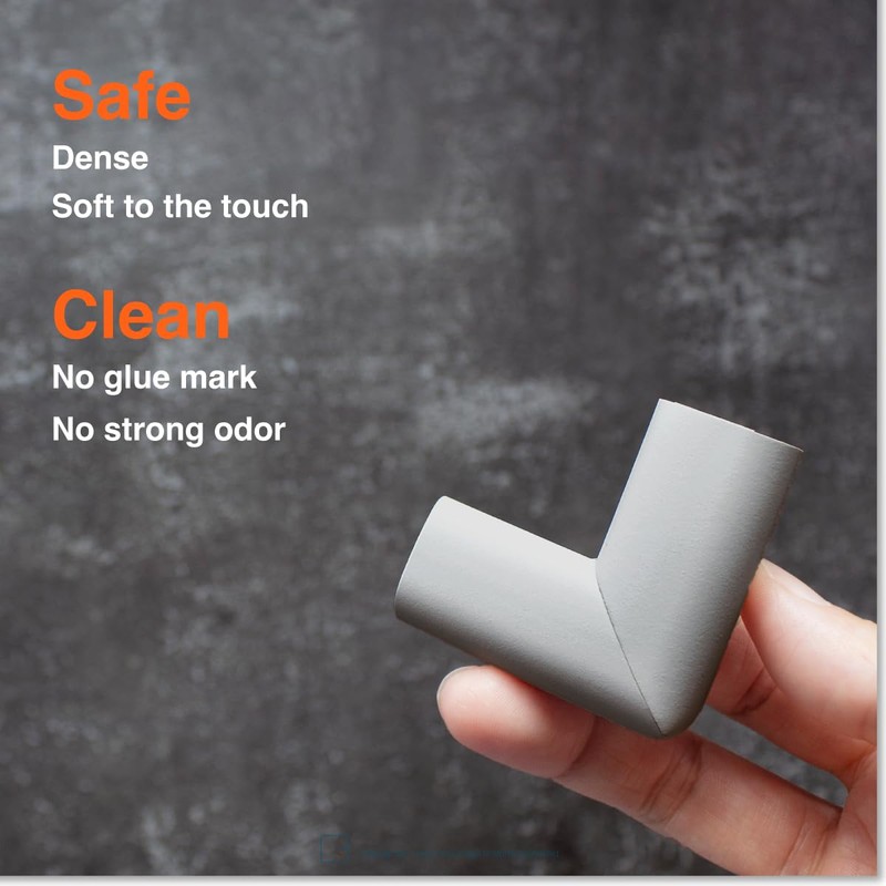 Roving Cove Slimfit Corner Edge Protector for Baby Proofing (Small