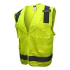 Radians SV7G4X Class 2 Safety Vest Green 4XL Solid Front