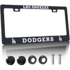 1PCS Carbon Fiber License Plate Frame for Dodgers