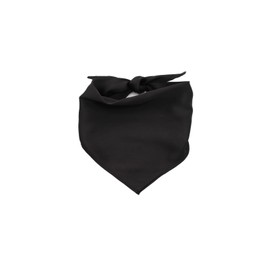EechicSpace Blank Dog Bandana Black Polyester for Small Dogs