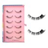 Faux Mink Eyelashes Set - 6 Pairs Natural & Dramatic