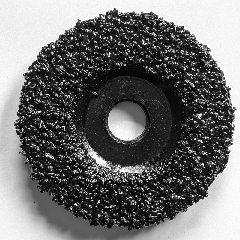 5pcs ZEC SIC Turbo Grinding DISC W/Plastic Back for Concrete/Masonry