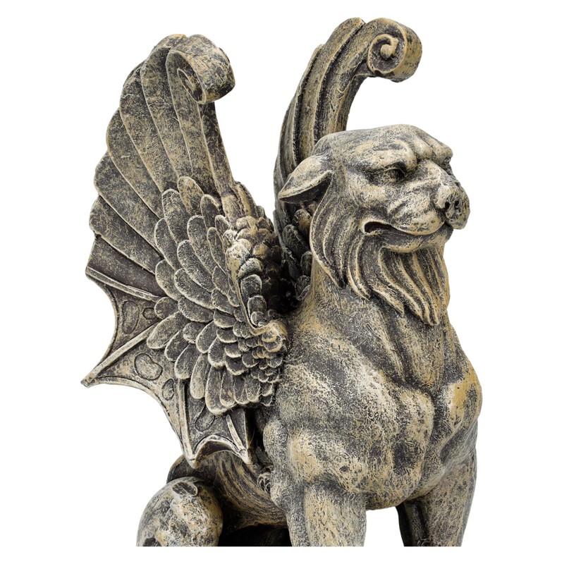 Gargoyle Statue Protector Lion 16 cm - Gothic Statue, Mystical