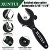 XUNTUI Ratche Tube Cutter |One-Hand Operation for Tight Spaces |