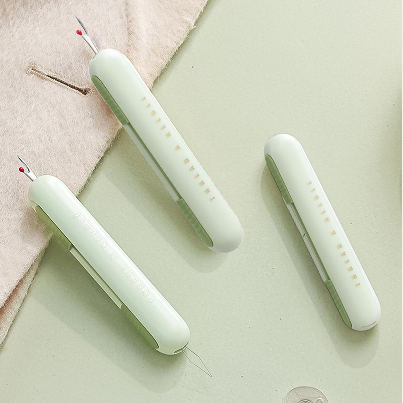 Seam Ripper for Sewing,Needle Threaders,2-in-1 Seam Ripper and Thread Remover,Stitch