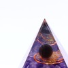 CrystalHola 1.96Inch Orgone Pyramid Flower of Life Orgonite Money Healing
