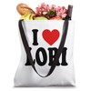 I HEART LOVE LORI Tote Bag