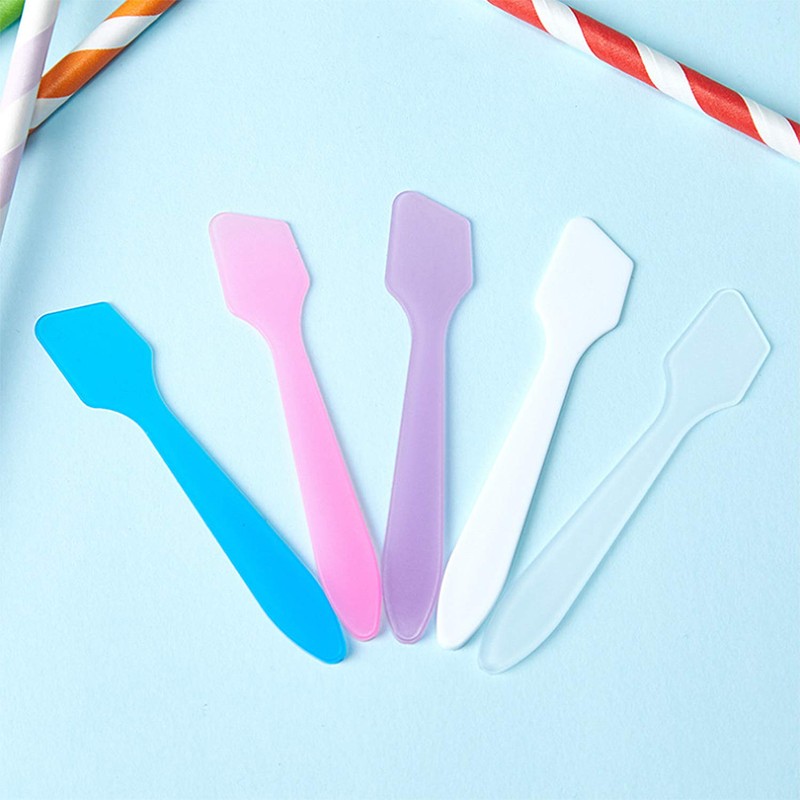 Goiio 200 PCS Cosmetic Spatula, 3.2'' Disposable Plastic Makeup Tools