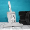 Stainless Steel Tyre Tire Tread Depth Gauge Meter Caliper for