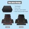 ELAZEKES 7x6x2 Shipping Boxes, Small Cardboard Box Black Flat Corrugated