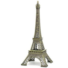 Lilone Metal Showpiece Paris for Home Decor | Eiffel Tower, Statue of Liberty, Big Ben Tower, Home Decoration Items | Approx Size 15cm