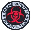 Unbranded ZOMBIE OUTBREAK RESPONSE TEAM BIOHAZARD SKULL TACTICAL SWAT RED