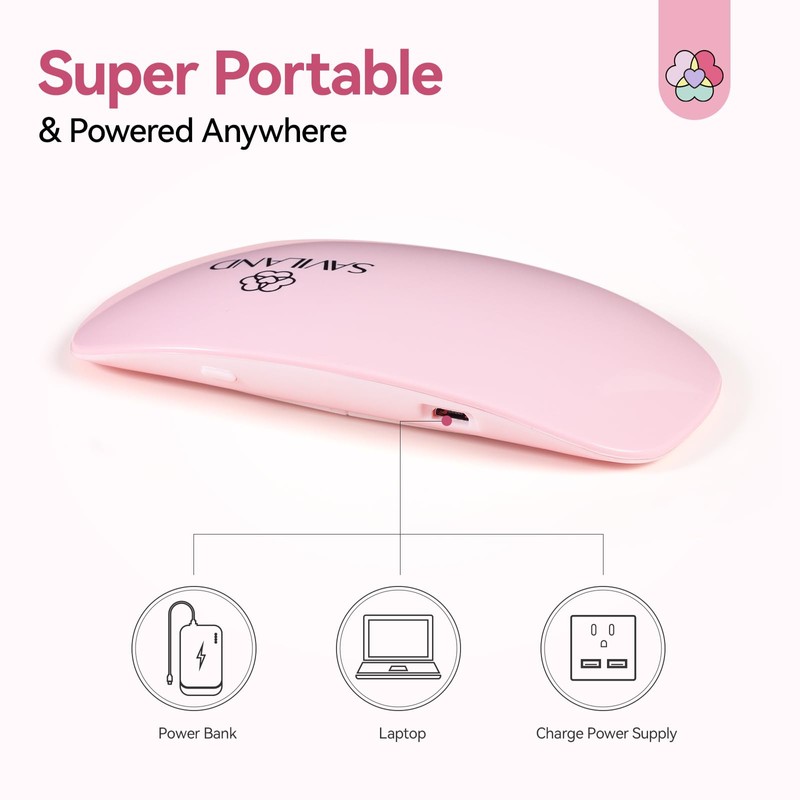 Saviland U V Gel Nail Lamp Mini U V Lamp