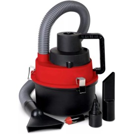 Ideas In Life 12 Volt Wet/Dry Auto Canister Vacuum Perfect for Car, Auto, Truck, Van, Vehicle
