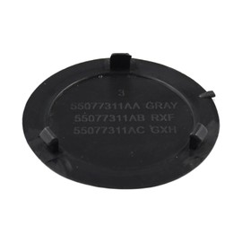 Biyouparts 68495076AA Rear Bumper Tow Hitch Ball Hole Cover Compatible with Dodge Ram Model 1500-3500 2003-2020 55077311AB 55077311AA 55077311AC 55077311 68496213AA 68496213