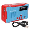 RD-666WBT Portable Solar Powered Emergency Hand Crank AM FM Radio