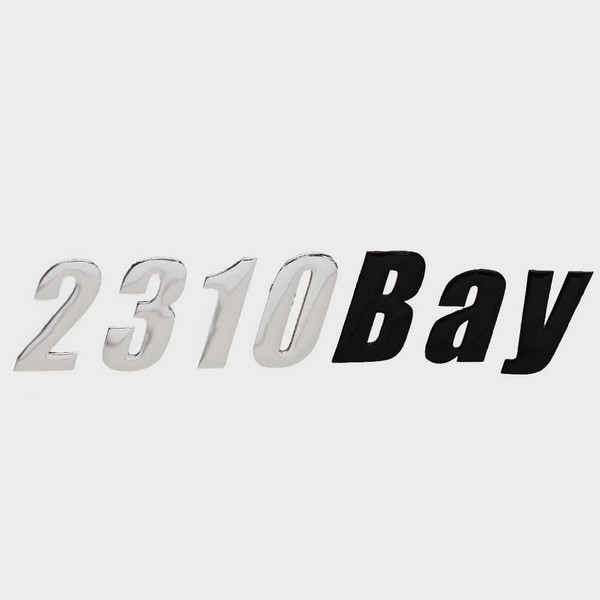 Boat Raised Decal 204485 | 2310 Bay Sticker