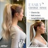 Rich Choices Ponytail Extension 100% Real Human Hair Wrap Around