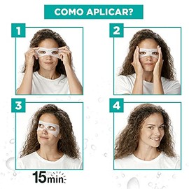 Garnier Skin Naturals Face Mascarilla facial en tela para ojos anti ojeras con coco hidra bomb de garnier, 1 pza Coco