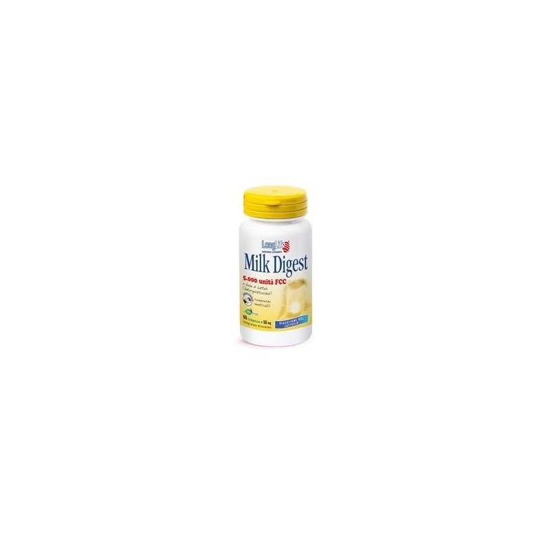 LongLife® Milk Digest | Integratore di lattasi con 5.000 FCC