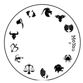Original MoYou Nail Art Image Stamp Plate Number 92 Manicure Design