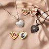 Fanery Sue Locket Necklace for Women, Heart Lockets Picture Pendant