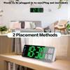 Fuloon 13 inch Large Digital Wall Clock, Digital Alarm Clock,