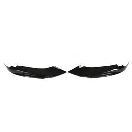 2 Pcs Front Bumper Diffuser Glossy Black Left Right Lip Spoiler Splitter for 4 Series F32 F33 F36 M Sport 2014‑2020