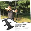 BIUDECO Archery Arm Guard Leather Forearm Guard Sleeve Portable Archery
