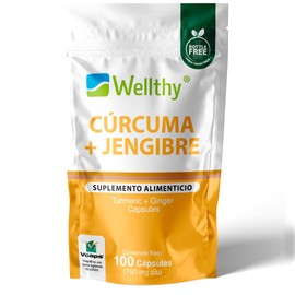 Cúrcuma y Jengibre 100 cápsulas