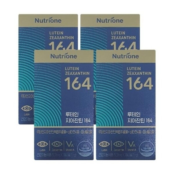 NutriOne Lutein Zeaxanthin 164500mg 30 Capsules 4 SDL / 뉴트리원루테인지아잔틴164500mg30캡슐4개SDL