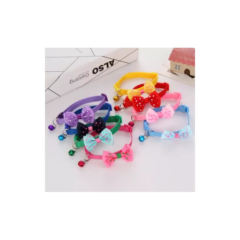 speedway Nylon Cat Cute Collar with Bell bow tie for