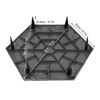 4Pcs Large Stepping Stones,Outdoor Stepping Stones with 24pcs Ground Stakes,Outside